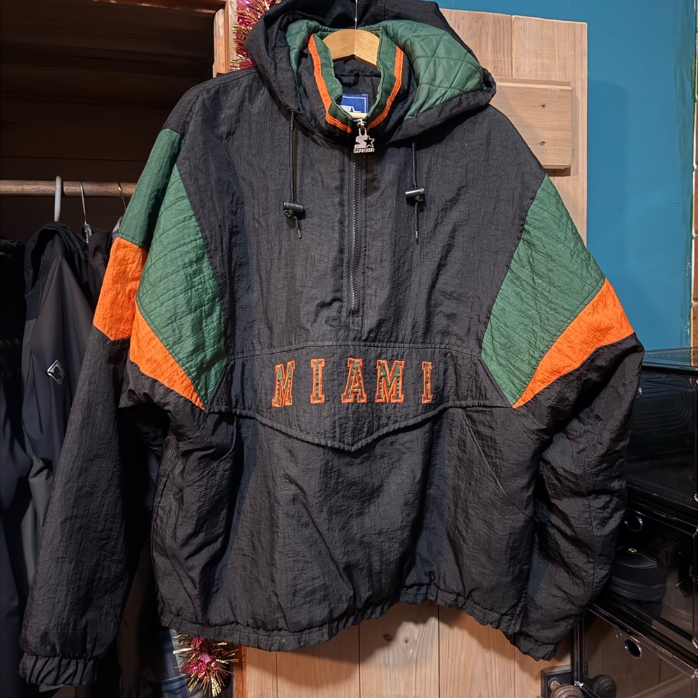 Vintage 1993 Miami Hurricanes Starter Jacket!!!